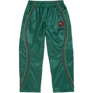 Green Supreme Satin Track Pants